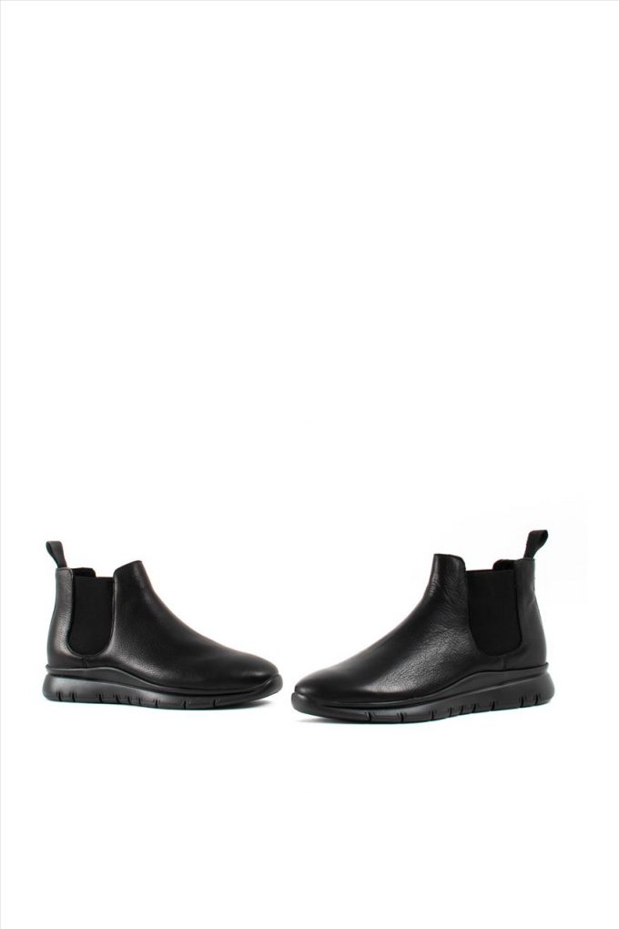 Γυναικεία Δερμάτινα Ankle Boots FRAU 4226 BLACK