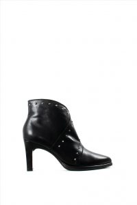 Γυναικεία Δερμάτινα Ankle Boots WONDERS M-4306 BLACK