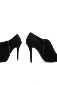 Γυναικεία Suede Ankle Boots MOURTZI 10/1004M10 BLACK